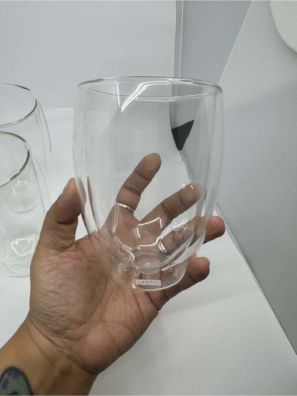 Bodum Pavina Double Wall Glass Tumblers 8 Pc